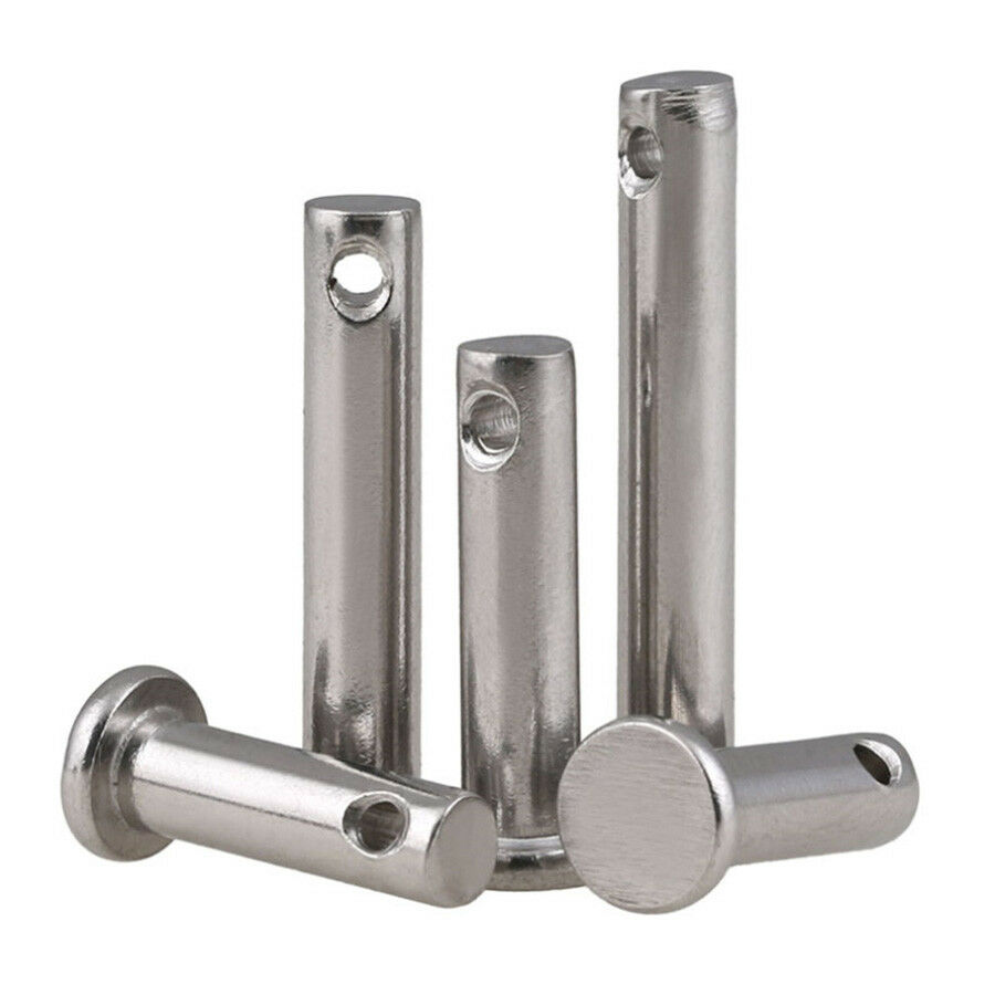 M3 M4 M5 304 Stainless Lock Cotter Clevis Pins With Flat Head Hole Cotter-pins
