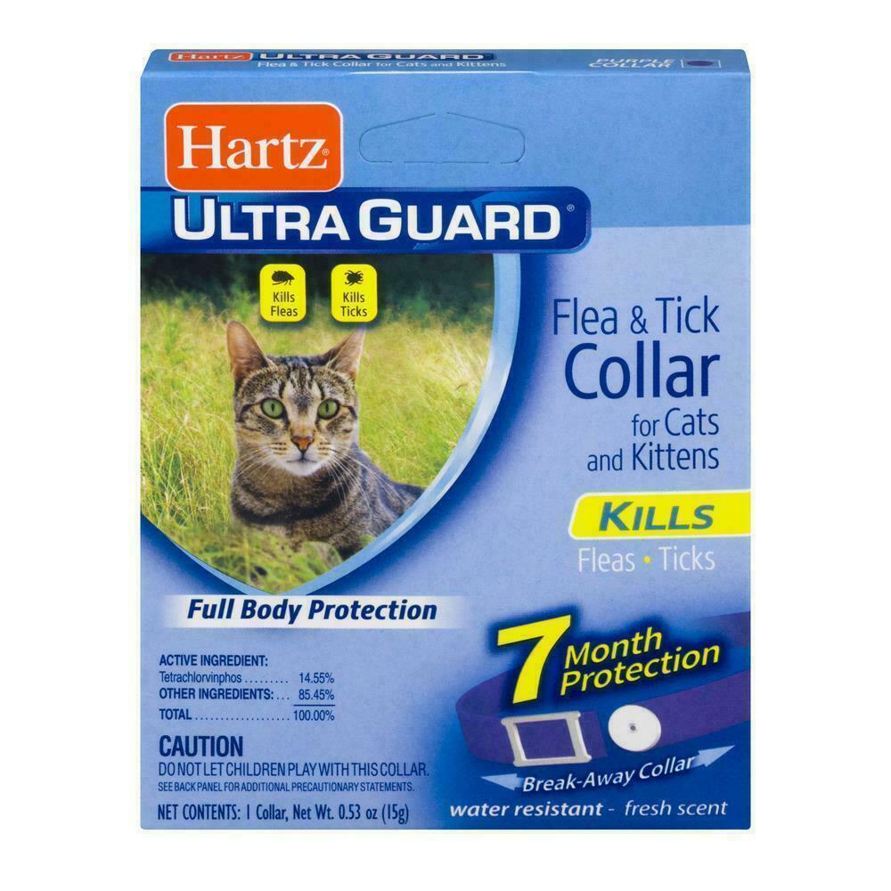 Hartz Flea & Tick Collar For Cats And Kittens For 7 Months Period Purple 13 Inch