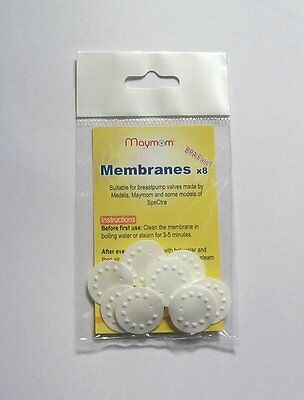 New Maymom Membranes For Medela Breastpump (8 Membranes Per Package)