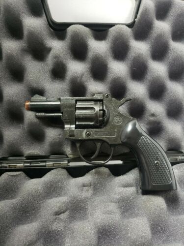 Preowned 2" Barrel Revolver Black Finish Blank Gun - Hot Item -