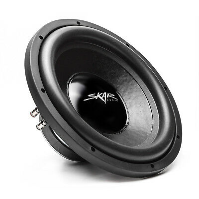 New Skar Audio Ix-12 D4 12" 500 Watt Max Power Dual 4 Ohm Car Subwoofer