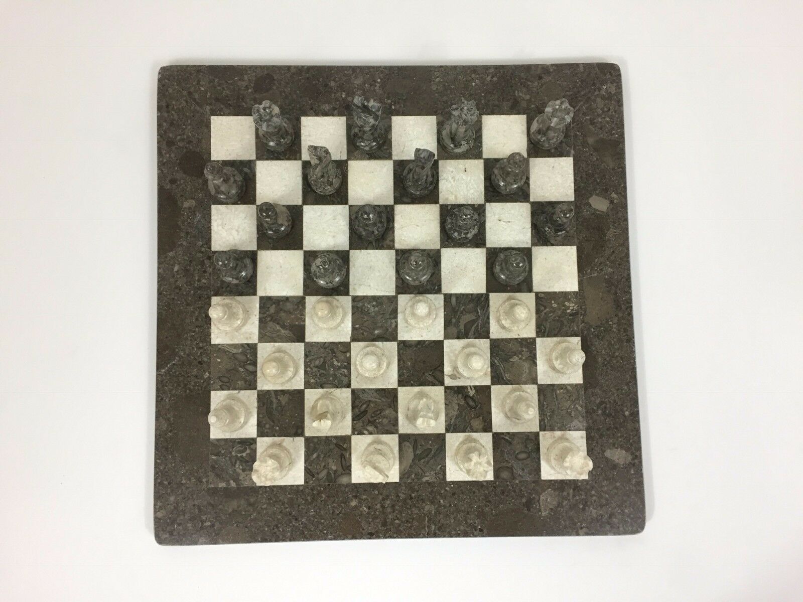 Marble Chess Board And Figures