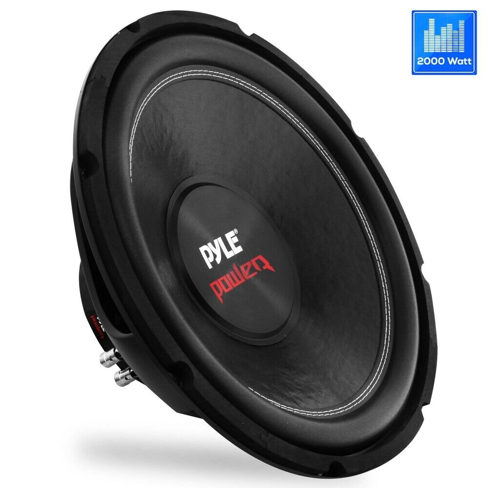 Pyle Plpw15d 15-inch 2000 Watt Dual 4 Ohm Subwoofer Pyle Audio Bass Speaker