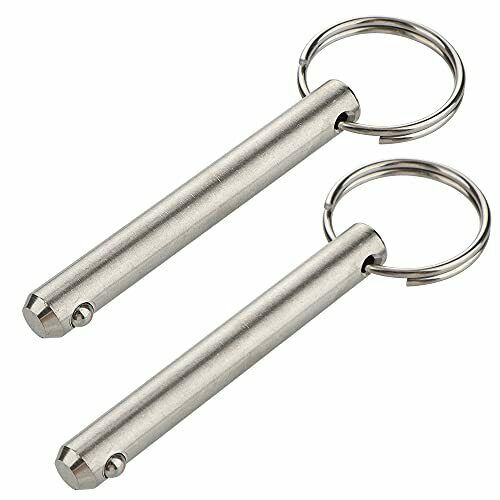 2 Pack Long Quick Release Pin Diameter 3/8"9.5mm Usable Length 2.4"61mm Overa...