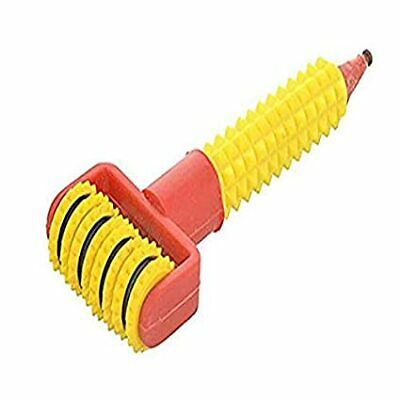 Yellow Acupressure Face Roller Magnetic, For Full Body Pain Massager,