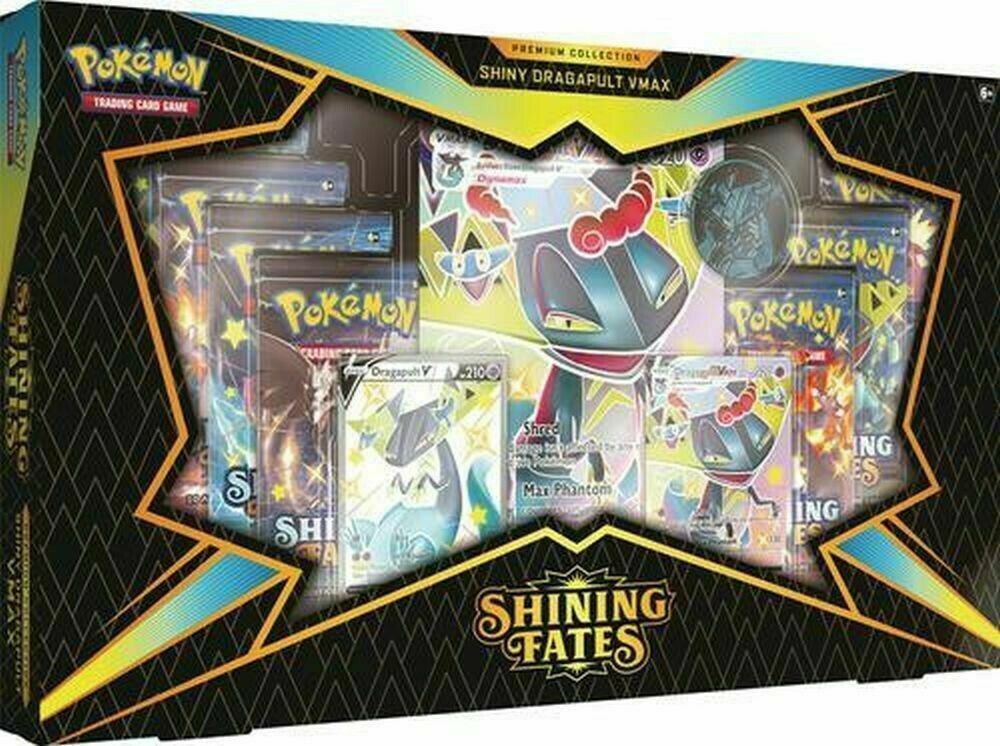 Shining Fates Premium Collection Box Dragapult V Pokemon New Sealed