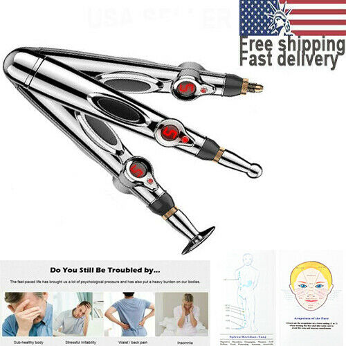 Therapy Electronic Acupuncture Pen Meridian Energy Heal Massage Pain Relief Us