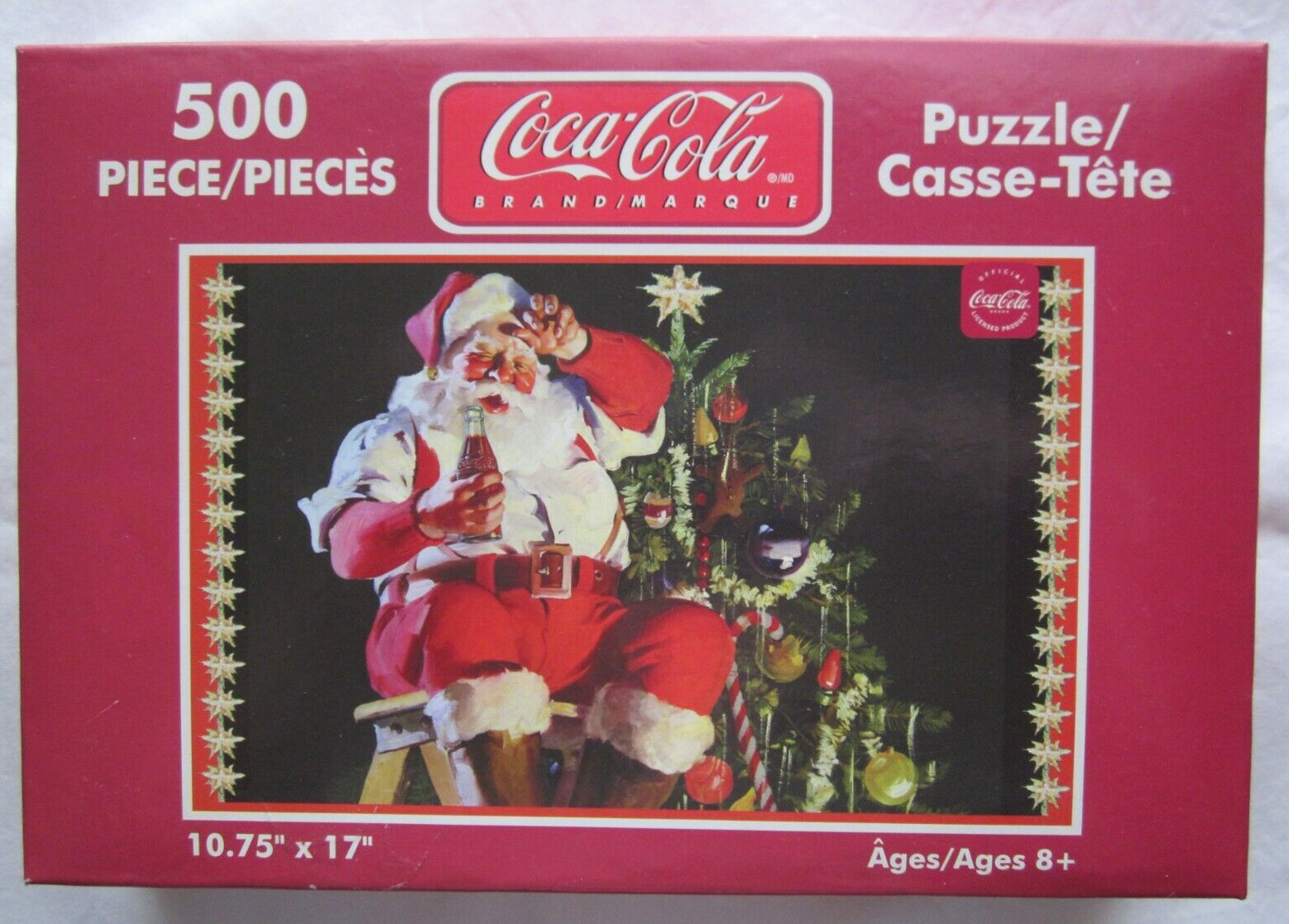 Karmin Coca-cola Santa With The Christmas Tree 500 Piece Jigsaw Puzzle-sealed