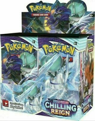 Chilling Reign Pokemon Booster Box Factory Sealed