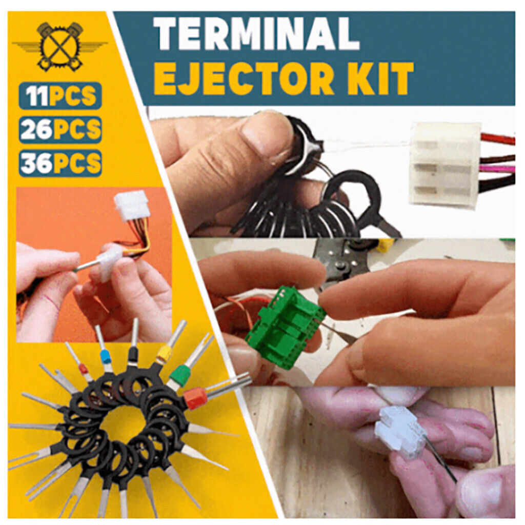 73pcs Set Pin Ejector Wire Kit Extractor Auto Terminal Removal Connector