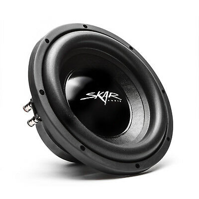 New Skar Audio Ix-10 D4 10" 400 Watt Max Power Dual 4 Ohm Car Subwoofer