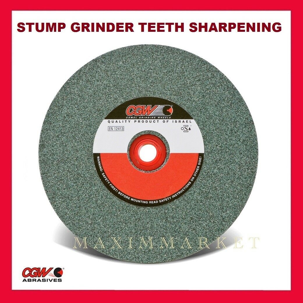 6 X 3/4 X 1 Green Silicon Carbide Grinding Wheel Stump Grinder Teeth Sharpening