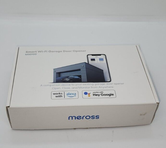 Meross Smart Wifi Garage Door Opener Remote Msg10 Works With Google Applealexa