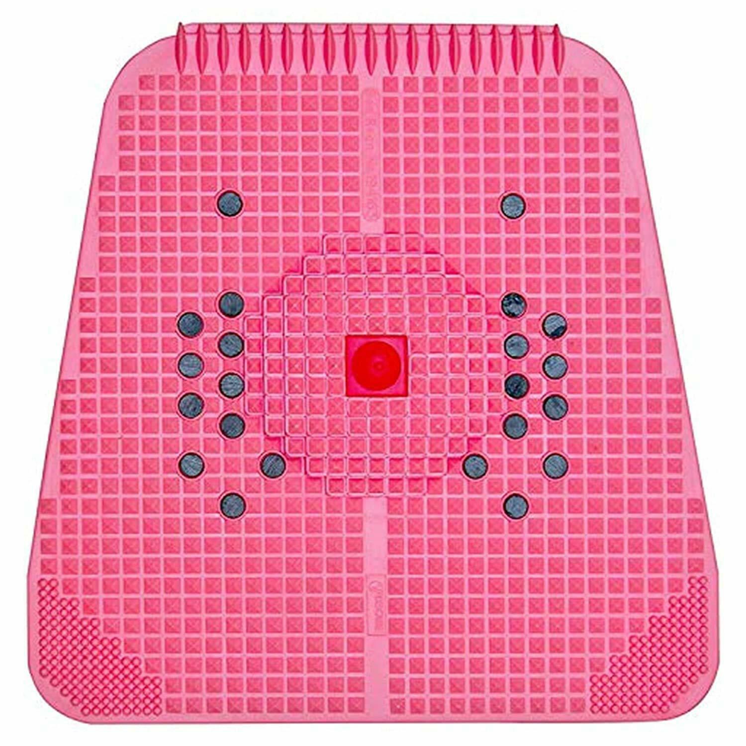 Acupressure Power Mat With Magnets & Pyramids For Pain Relief Total Health, Pink