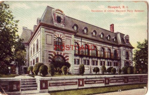 Newport, R. I. Residence Of Oliver Hazzard Perry Belmont