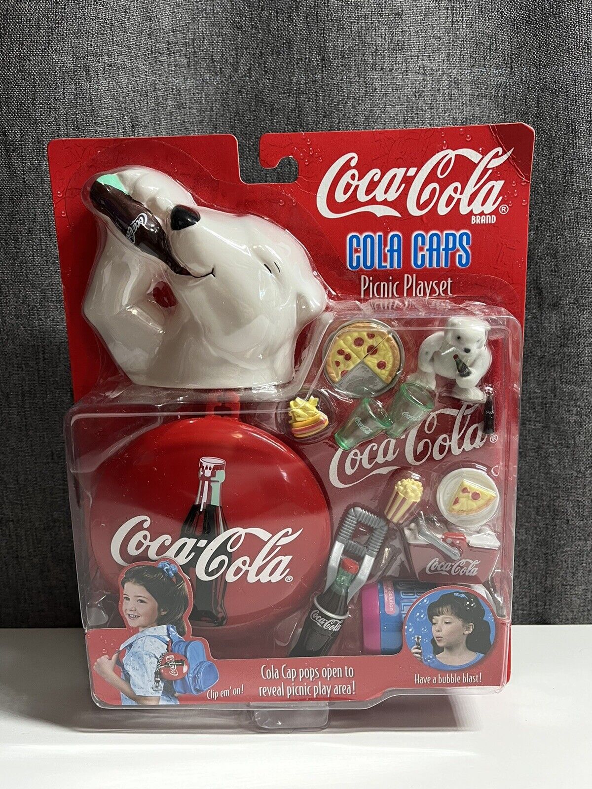 1998 Coca-cola Cola Caps Picnic Playset Item 10392 Brand New Never Opened!