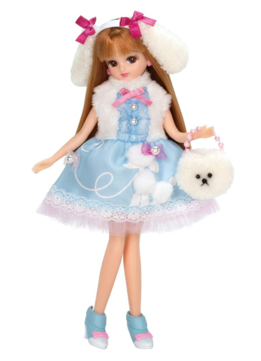 Takara Tomy Licca Doll Clothes Set Fluffy Dog Licca-chan Japan New