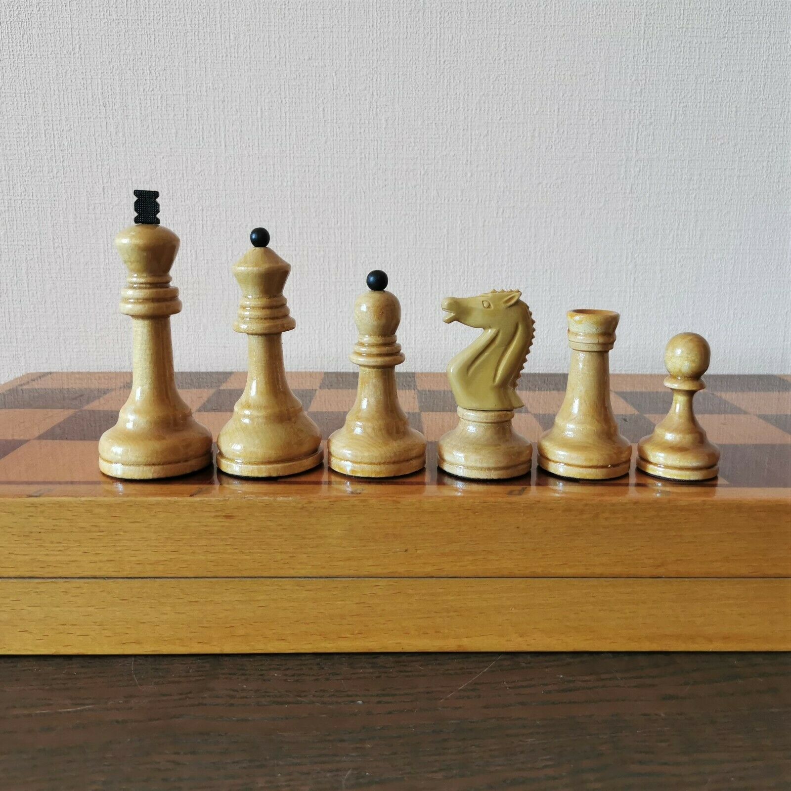 Soviet Weighted Grossmeister Chess Set Russia Vintage Ussr Antique Tournament